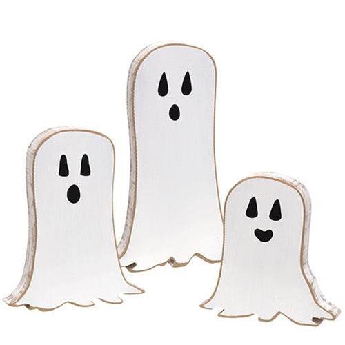 3 Set Happy Ghost Chunky Sitters - The Fox Decor