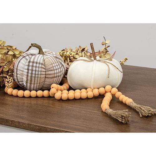 Orange Bead Garland - The Fox Decor