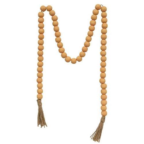 Orange Bead Garland - The Fox Decor