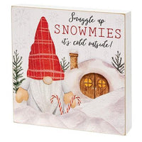 Snowmies Box Sign 3 Asstd - The Fox Decor