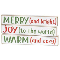 Merry (and Bright) Mini Stick 3 Asstd - The Fox Decor