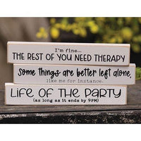 Life of the Party Mini Stick 3 Asstd - The Fox Decor