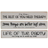 Life of the Party Mini Stick 3 Asstd - The Fox Decor