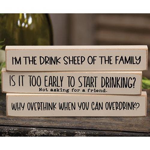 Is It Too Early Mini Stick 3 Asstd - The Fox Decor