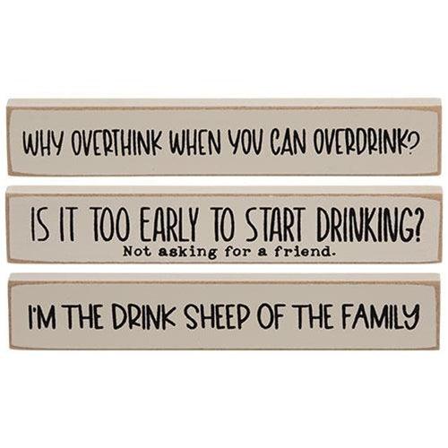 Is It Too Early Mini Stick 3 Asstd - The Fox Decor