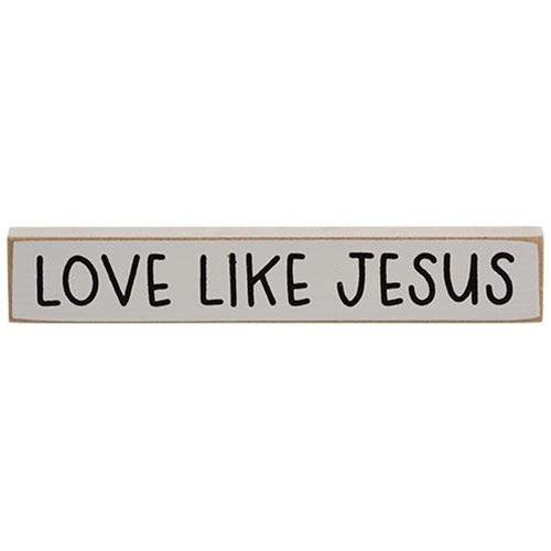 Love Like Jesus Mini Stick 3 Asstd - The Fox Decor