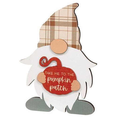 Fall Love Easel Gnome 3 Asstd - The Fox Decor