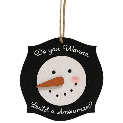 Snowman Hug Ornament 3 Asstd - The Fox Decor