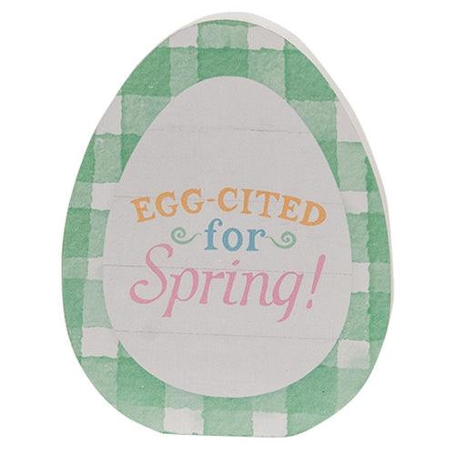 Follow the Bunny Wooden Egg Sitter 3 Asstd - The Fox Decor