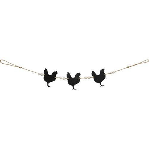 Beaded Chickens Mini Garland - The Fox Decor