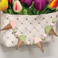 Wooden Beaded Ice Cream Garland - The Fox Decor