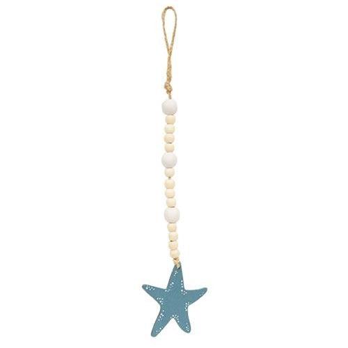 Wooden Beaded Starfish Ornament - The Fox Decor