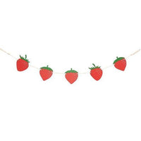 Wooden Strawberry Mini Garland - The Fox Decor