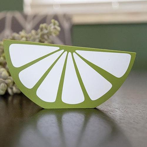 Chunky Wooden Lime Slice Sitter - The Fox Decor