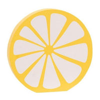 Chunky Wooden Lemon Sitter - The Fox Decor