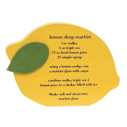 Lemon Drop Martini Chunky Sitter - The Fox Decor