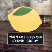 Lemon on When Life Gives You Lemons Sitter - The Fox Decor