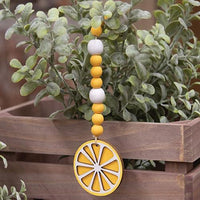 Lemon Icon Beaded Ornament - The Fox Decor
