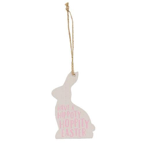 3 Set Bunny Words Wooden Ornaments - The Fox Decor