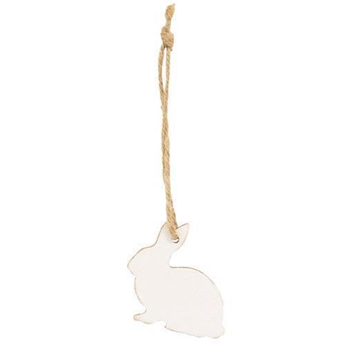 3 Set Carrot Bunny Easter Egg Wooden Ornaments - The Fox Decor