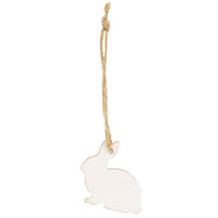 3 Set Carrot Bunny Easter Egg Wooden Ornaments - The Fox Decor