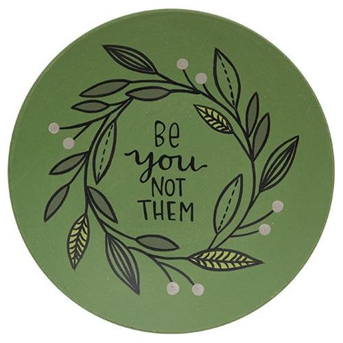 You Are Enough Leaf Ring Plate 3 Asstd - The Fox Decor