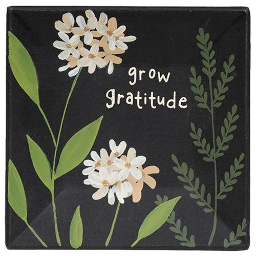Spread Sunshine Floral Square Plate 3 Asstd - The Fox Decor