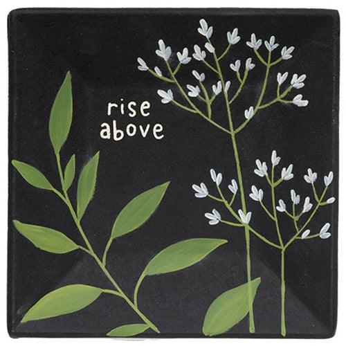 Spread Sunshine Floral Square Plate 3 Asstd - The Fox Decor