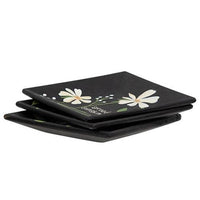 Spread Sunshine Floral Square Plate 3 Asstd - The Fox Decor