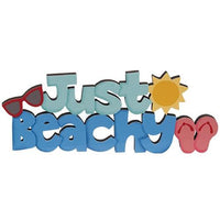 Beach Bum Wooden Word Sitter 3 Asstd - The Fox Decor