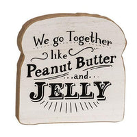Butter On My Toast Block Sitter 2 Asstd - The Fox Decor