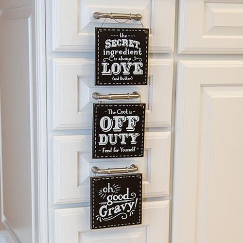 Oh Good Gravy! Square Hanger 3 Asstd - The Fox Decor
