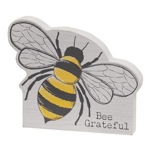 Bee Kind Grateful Bee Sitter 2 Asstd - The Fox Decor