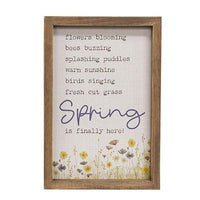 Spring is Finally Here Frame - The Fox Decor