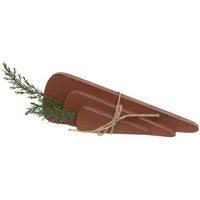 3 Set Chunky Wooden Carrot Bundle - The Fox Decor