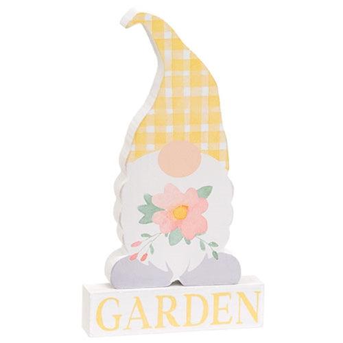 2 Set Spring Blessings Block w Flower Chunky Gnome 3 Asstd Designs sold individually (not as a set) - The Fox Decor