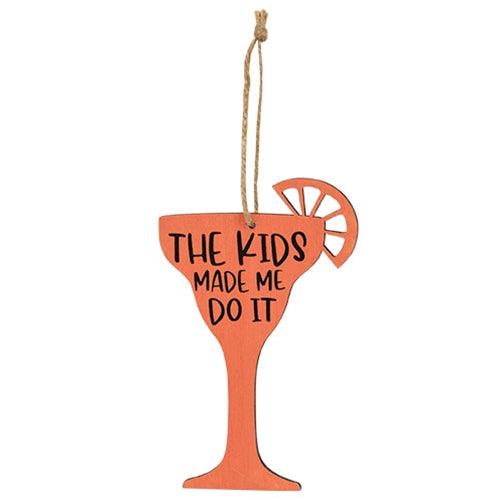 Margarita Words Wooden Ornament 2 Asstd - The Fox Decor