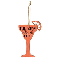 Margarita Words Wooden Ornament 2 Asstd - The Fox Decor