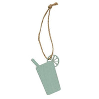 6 Set Summer Drinks Wooden Ornaments - The Fox Decor