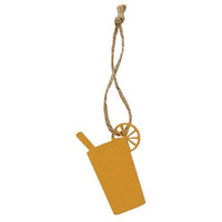 6 Set Summer Drinks Wooden Ornaments - The Fox Decor