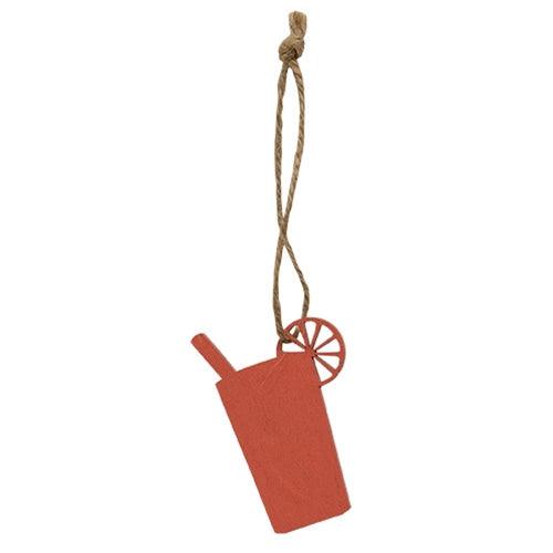 6 Set Summer Drinks Wooden Ornaments - The Fox Decor