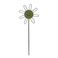 Wooden Button Flower Houseplant Poke 3 Asstd - The Fox Decor