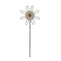 Wooden Button Flower Houseplant Poke 3 Asstd - The Fox Decor