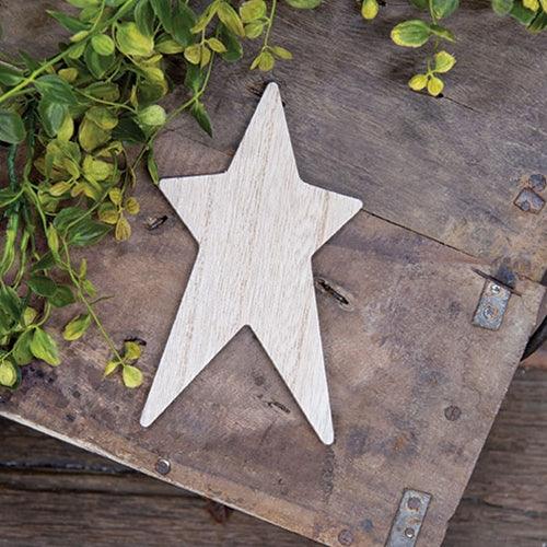 Unfinished Wooden Primitive Star 6 - The Fox Decor