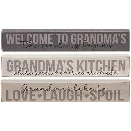 Fun With Grandma Mini Stick 3 Asstd - The Fox Decor