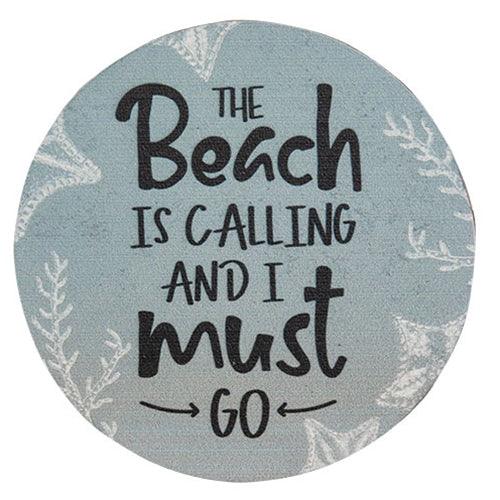 Beach Sayings Round Magnet 3 Asstd - The Fox Decor