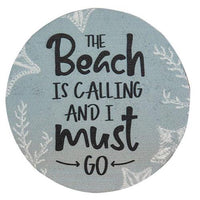 Beach Sayings Round Magnet 3 Asstd - The Fox Decor