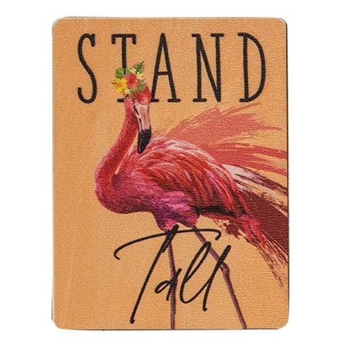 Flamingo Wisdom Rectangle Magnet 3 Asstd - The Fox Decor