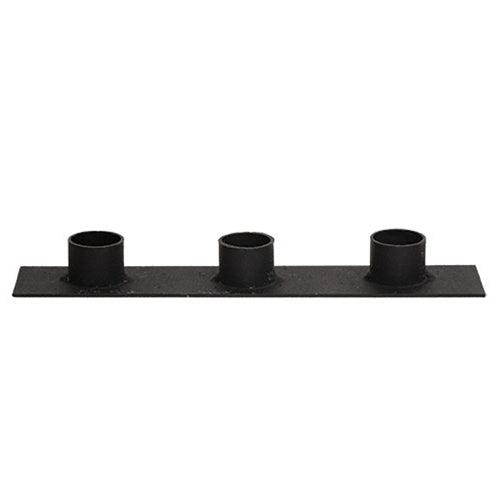 Triple Iron Taper Holder - The Fox Decor