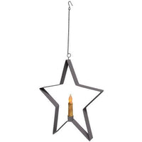 Farmhouse Colors Star Taper Holder 4 3 Asstd - The Fox Decor